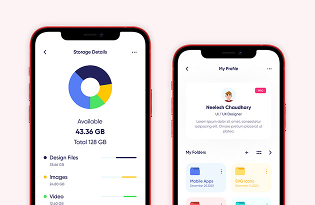 Mobile app interface planning